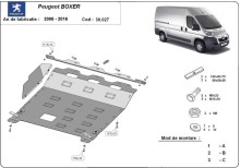 Stahl Unterfahrschutz für Motor Peugeot Boxer (2006-2016)