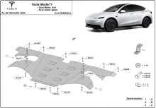 Aluminium Unterfahrschutz für Motor Tesla Model Y (2024-2026)