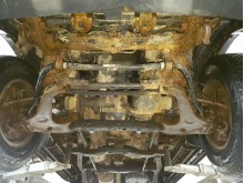 Stahl Unterfahrschutz für Motor, Kühler Mitsubishi Pajero Sport 1 (1998-2007)