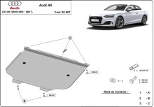 Stahl Unterfahrschutz für Getriebe Audi A5 (2017-2026)