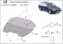 Stalowa Osłona pod silnik Volvo XC70 Cross Country (1997-2007) EAN
