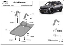 Stahl Unterfahrschutz für Differential Dacia Bigster 4x4 (2025-2026)