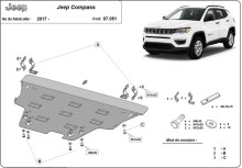 Stahl Unterfahrschutz für Motor Jeep Compass (2017-2026)