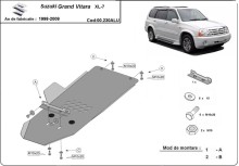 Aluminium Unterfahrschutz für Getriebe Suzuki Grand Vitara (1998-2009)