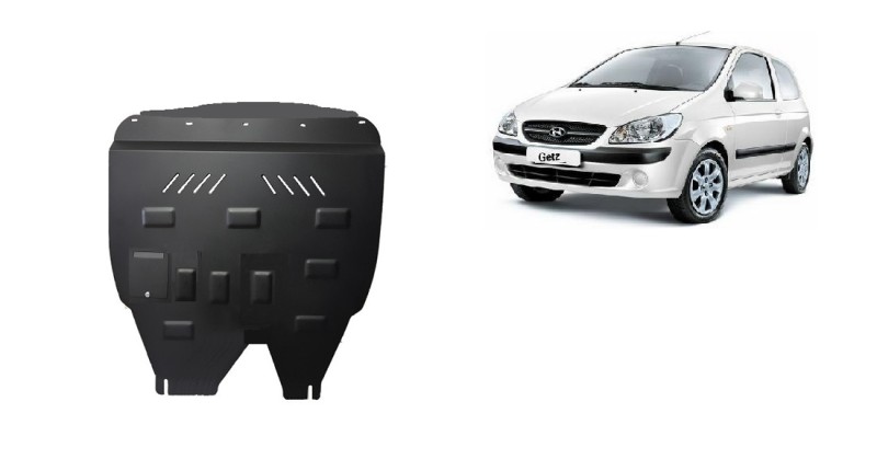 Stahl Unterfahrschutz für Motor Hyundai Getz (2006-2010)