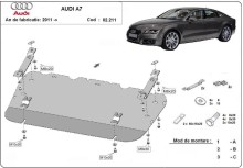 Stahl Unterfahrschutz für Motor Audi A7 (2011-2018)