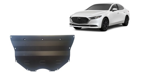 Stahl Unterfahrschutz für Motor Mazda 3 (2019-2026)