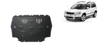 Stahl Unterfahrschutz für Motor, Getriebe Skoda Yeti (2009-2012)