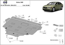 Stalowa Osłona pod silnik Volvo S40 (2004-2012) EAN