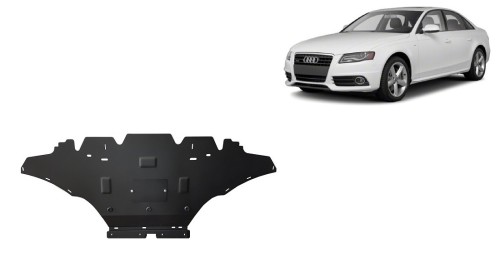 Stahl Unterfahrschutz für Motor Audi A4 B8 All Road benzin (2008-2014)