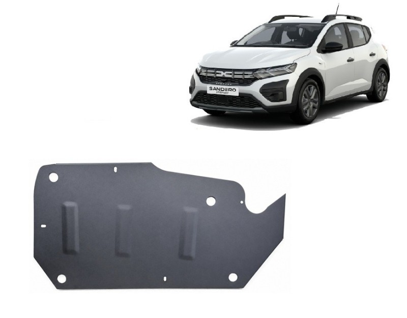 Stahl Unterfahrschutz für Kraftstofftank Dacia Sandero III (2021-2026)