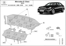 Stahl Unterfahrschutz für Motor Mercedes E-Class W212 (2009-2016)