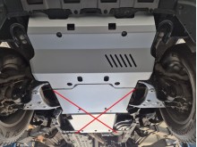 Aluminium Unterfahrschutz für Kühler Toyota Land Cruiser (2024-2026)