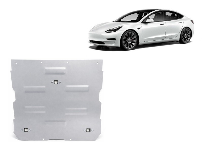 Aluminium Unterfahrschutz für Motor Tesla Model 3 (2017-2026)