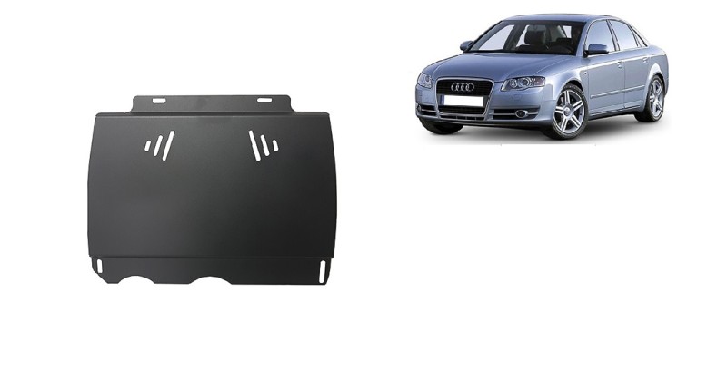 Stahl Unterfahrschutz für Getriebe Audi A4 B7 All Road Schaltgetriebe (2005-2008)