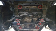 Stahl Unterfahrschutz für Motor Daihatsu Terios (1997-2006)