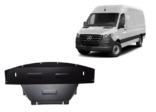 Stahl Unterfahrschutz für Motor Mercedes Sprinter 907 4x4 (2024-2026)