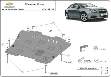 Stahl Unterfahrschutz für Motor Chevrolet Cruze (2008-2016)