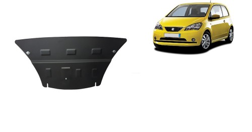 Stahl Unterfahrschutz für Motor, Getriebe Seat Mii (2011-2021)