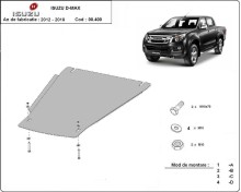 Stahl Unterfahrschutz für Getriebe Isuzu D-Max (2012-2019)