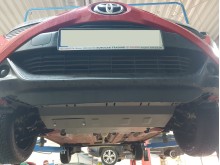 Stahl Unterfahrschutz für Motor Toyota Aygo AB10 (2005-2014)