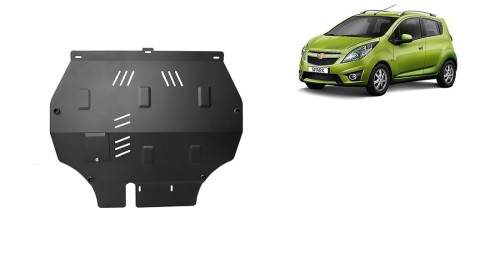 Stahl Unterfahrschutz für Motor Chevrolet Spark (2009-2026)