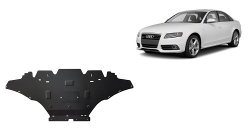 Stahl Unterfahrschutz für Motor Audi A4 B8 All Road diesel (2008-2014)