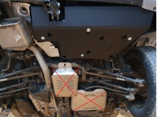 Stahl Unterfahrschutz für AdBluetank Dacia Duster (2018-2024)