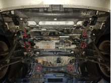 Stahl Unterfahrschutz für Motor BMW X3 - F25 (2010-2017)