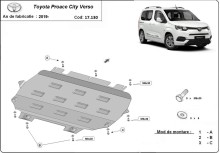 Stalowa Osłona pod silnik Toyota Proace City Verso (2019-2026) EAN