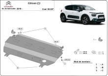Stahl Unterfahrschutz für Motor Citroen C3 (2019-2026)