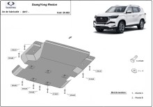 Stahl Unterfahrschutz für Motor SsangYong Rexton (2017-2026)