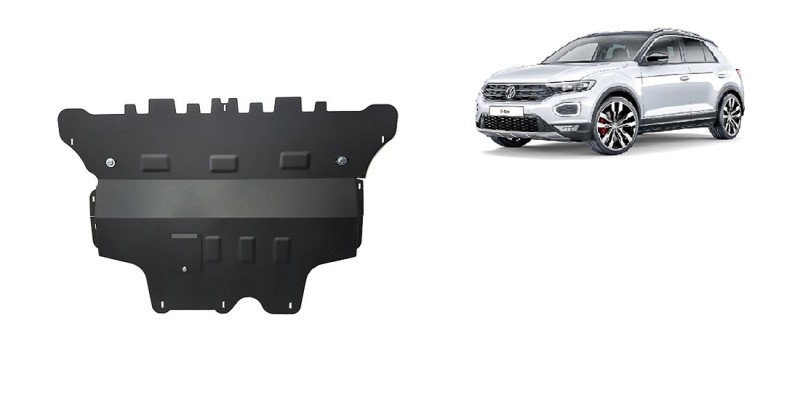 Stahl Unterfahrschutz für Motor Volkswagen T-Roc - Schaltgetriebe (2017-2026)