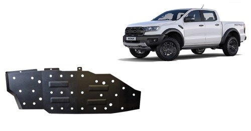 Stahl Unterfahrschutz für Kraftstofftank Ford Ranger Raptor (2020-2023)