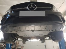 Stahl Unterfahrschutz für Motor Mercedes CLA X117 (2013-2019)