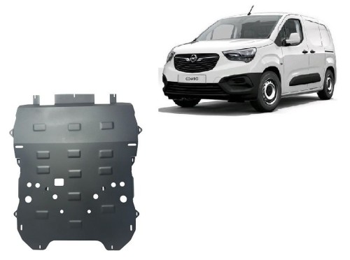 Stahl Unterfahrschutz für Motor Opel Vauxhall Combo (2018-2026)
