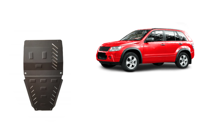 Stahl Unterfahrschutz für Getriebe, Verteilergetriebe Suzuki Grand Vitara 2 (2005-2019)