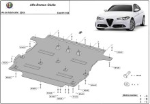 Stahl Unterfahrschutz für Motor Alfa Romeo Giulia (2015-2026)