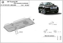 Stahl Unterfahrschutz für Getriebe VW Touareg 7L (2003-2006)
