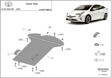 Aluminium Unterfahrschutz für Katalysator Toyota Prius (2019-2026)