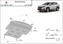 Stahl Unterfahrschutz für Motor, Getriebe Suzuki S-Cross (2021-2023)