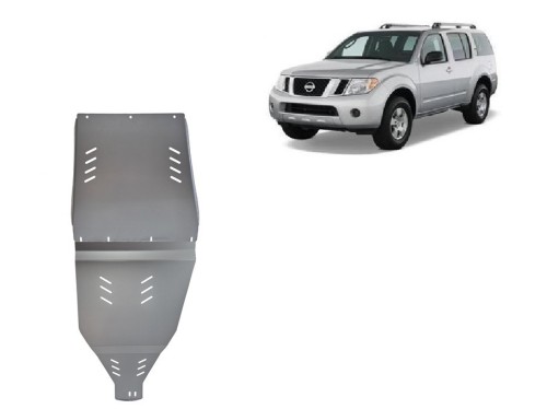 Aluminium Unterfahrschutz für Getriebe Nissan Pathfinder (2005-2015)