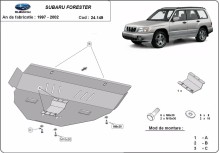 Stahl Unterfahrschutz für Motor Subaru Forester 1 (1997-2002)