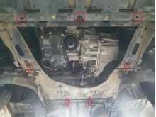 Stahl Unterfahrschutz für Motor, Getriebe Renault Clio 3 (2005-2012)