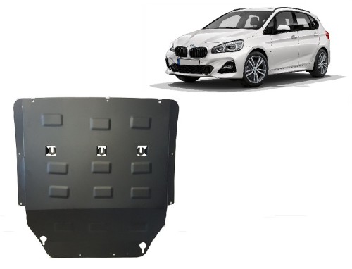 Stahl Unterfahrschutz für Motor BMW Seria 2 F45 (2013-2018)