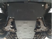 Stahl Unterfahrschutz für Getriebe, Differential Mitsubishi Pajero Sport 1 (1998-2007)