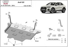 Stahl Unterfahrschutz für Motor Audi Q3 (2018-2025)
