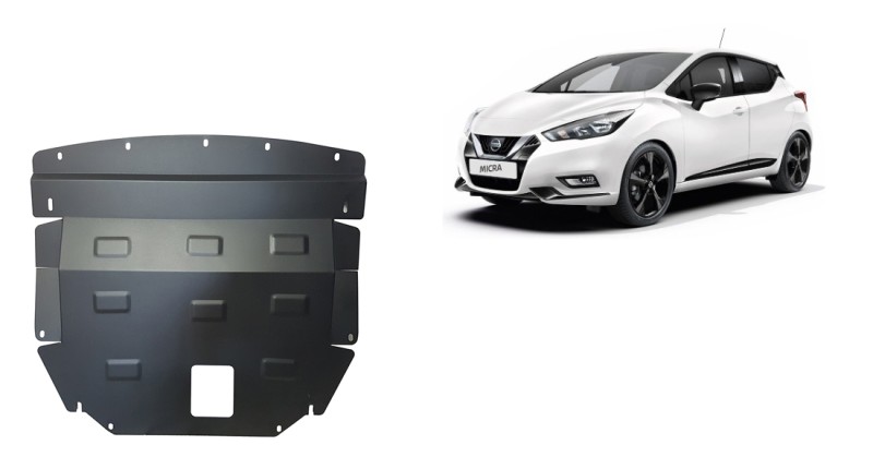 Stahl Unterfahrschutz für Motor Nissan Micra (2016-2026)