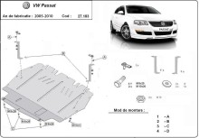Stalowa Osłona pod silnik VW Passat B6 (2005-2014) EAN