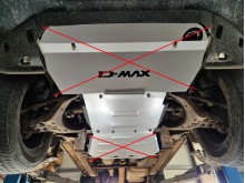 Stahl Unterfahrschutz für Motor Isuzu D-Max (2019-2026)